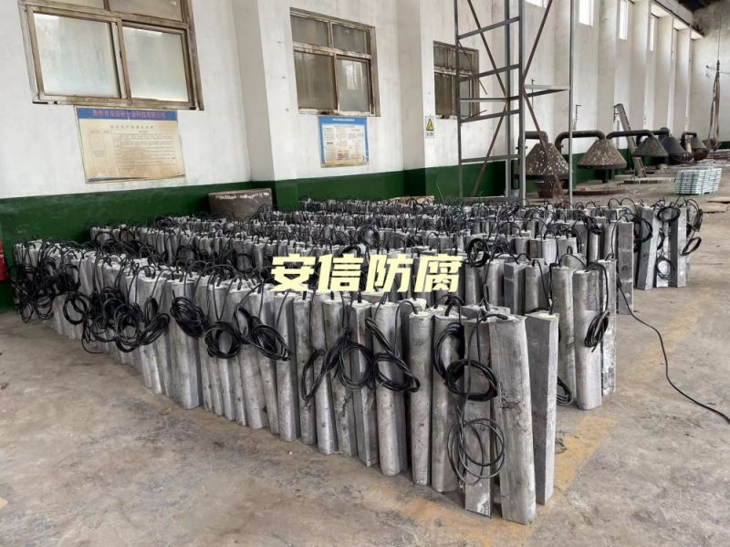 我公司鎂陽(yáng)極，鋁合金陽(yáng)極，鋁犧牲陽(yáng)極，鎂陽(yáng)極，鎂合金犧牲陽(yáng)極在呼和浩特?zé)捰蛷S的使用被評(píng)為優(yōu) 秀生產(chǎn)商